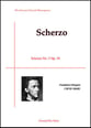 Scherzo No. 3 Op. 39 piano sheet music cover